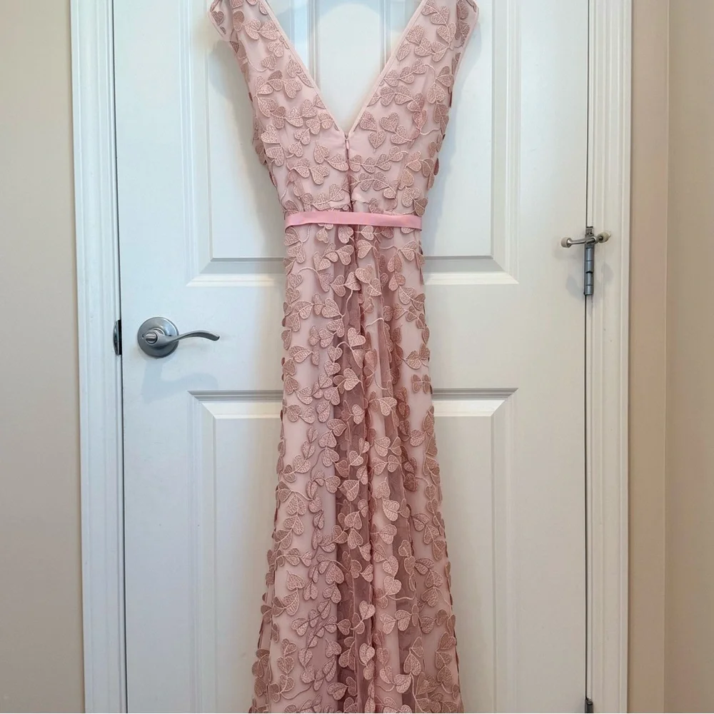 NWOT Marella by Max Mara Flora Long Dress Powder Pink Size: US6 M Spring/ Party - Picture 12 of 16